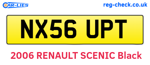 NX56UPT are the vehicle registration plates.