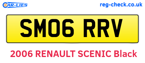 SM06RRV are the vehicle registration plates.
