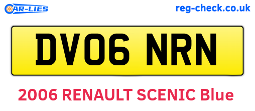 DV06NRN are the vehicle registration plates.