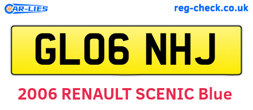 GL06NHJ are the vehicle registration plates.