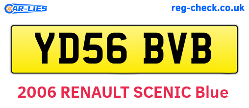YD56BVB are the vehicle registration plates.
