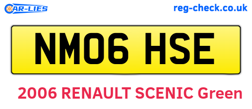NM06HSE are the vehicle registration plates.