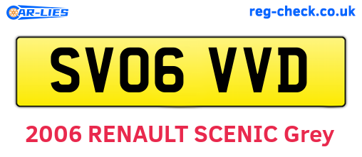 SV06VVD are the vehicle registration plates.