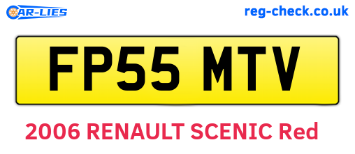 FP55MTV are the vehicle registration plates.