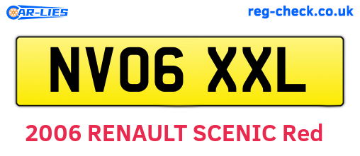 NV06XXL are the vehicle registration plates.