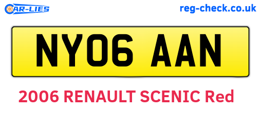 NY06AAN are the vehicle registration plates.