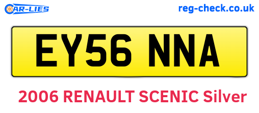 EY56NNA are the vehicle registration plates.