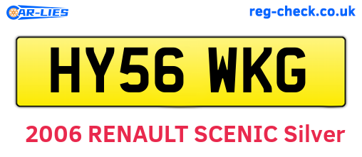 HY56WKG are the vehicle registration plates.