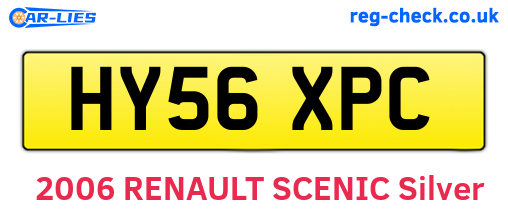 HY56XPC are the vehicle registration plates.