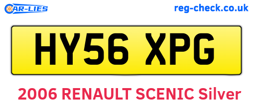 HY56XPG are the vehicle registration plates.