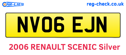 NV06EJN are the vehicle registration plates.