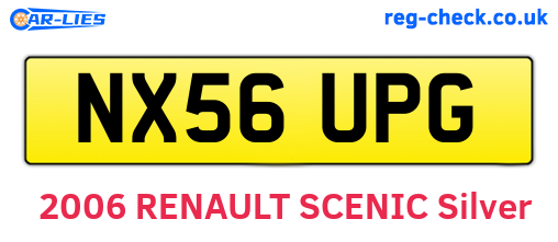 NX56UPG are the vehicle registration plates.