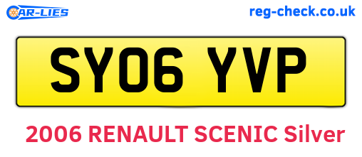 SY06YVP are the vehicle registration plates.