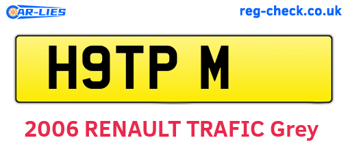 H9TPM are the vehicle registration plates.