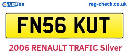 FN56KUT are the vehicle registration plates.