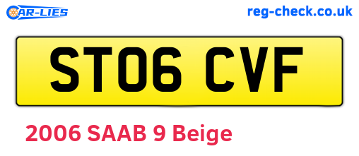ST06CVF are the vehicle registration plates.