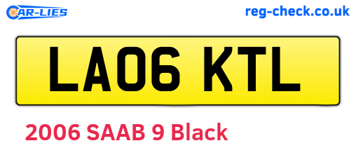 LA06KTL are the vehicle registration plates.