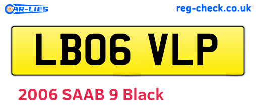 LB06VLP are the vehicle registration plates.