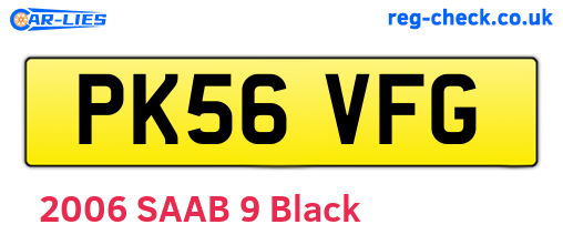 PK56VFG are the vehicle registration plates.
