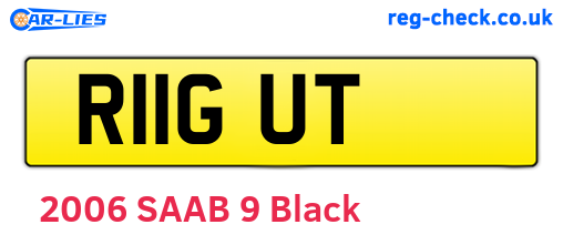 R11GUT are the vehicle registration plates.