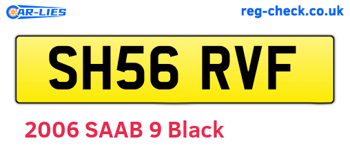SH56RVF are the vehicle registration plates.