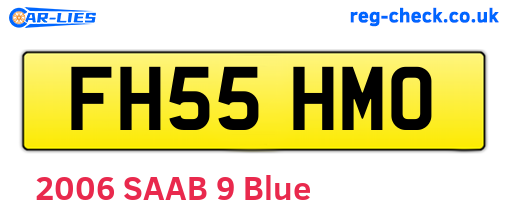 FH55HMO are the vehicle registration plates.