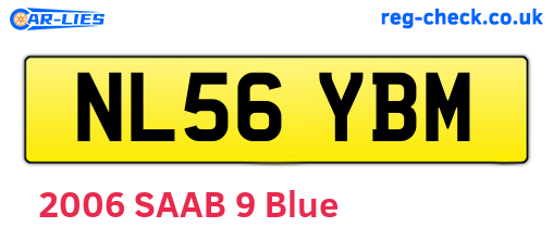 NL56YBM are the vehicle registration plates.