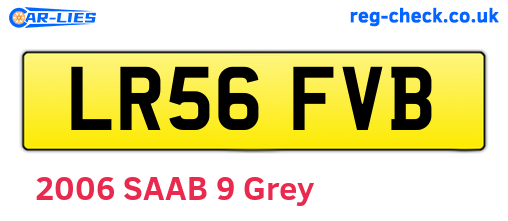 LR56FVB are the vehicle registration plates.
