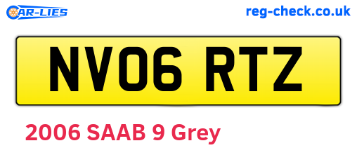 NV06RTZ are the vehicle registration plates.