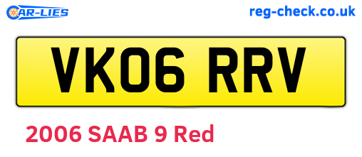 VK06RRV are the vehicle registration plates.