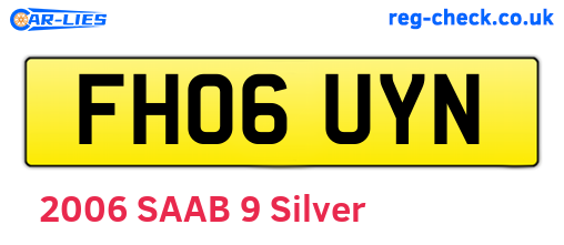 FH06UYN are the vehicle registration plates.