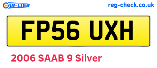 FP56UXH are the vehicle registration plates.