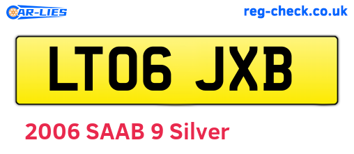 LT06JXB are the vehicle registration plates.