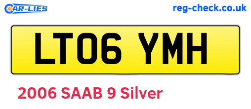 LT06YMH are the vehicle registration plates.