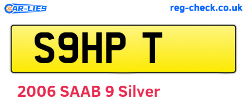 S9HPT are the vehicle registration plates.