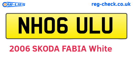 NH06ULU are the vehicle registration plates.