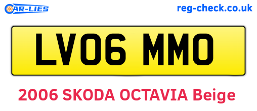 LV06MMO are the vehicle registration plates.