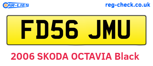 FD56JMU are the vehicle registration plates.