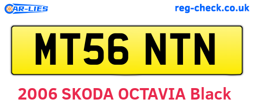 MT56NTN are the vehicle registration plates.