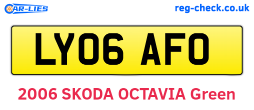 LY06AFO are the vehicle registration plates.