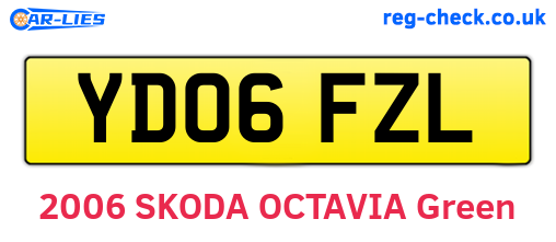 YD06FZL are the vehicle registration plates.