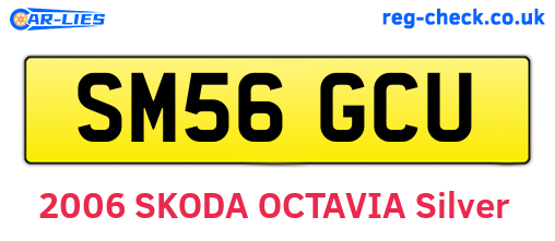 SM56GCU are the vehicle registration plates.