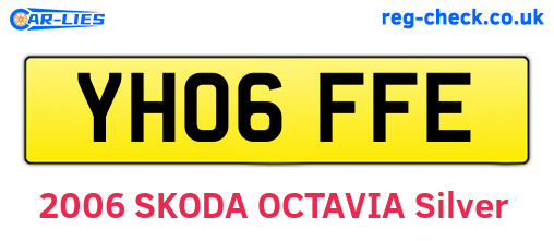 YH06FFE are the vehicle registration plates.