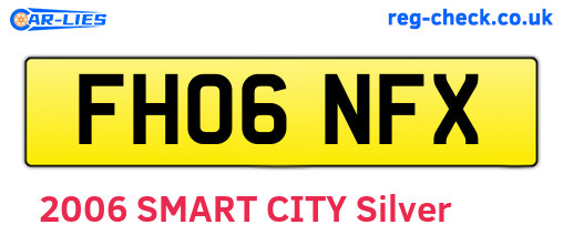 FH06NFX are the vehicle registration plates.