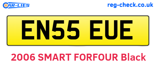EN55EUE are the vehicle registration plates.