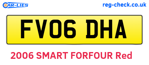 FV06DHA are the vehicle registration plates.