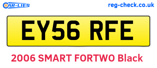 EY56RFE are the vehicle registration plates.