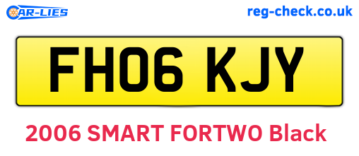 FH06KJY are the vehicle registration plates.