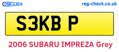 S3KBP are the vehicle registration plates.