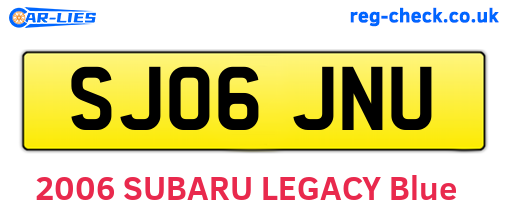 SJ06JNU are the vehicle registration plates.